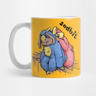 Sadness rabbit Mug